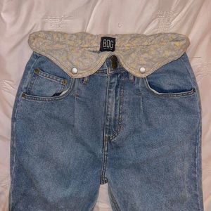 BDG Urban Outfitters fold over high waisted mom jeans